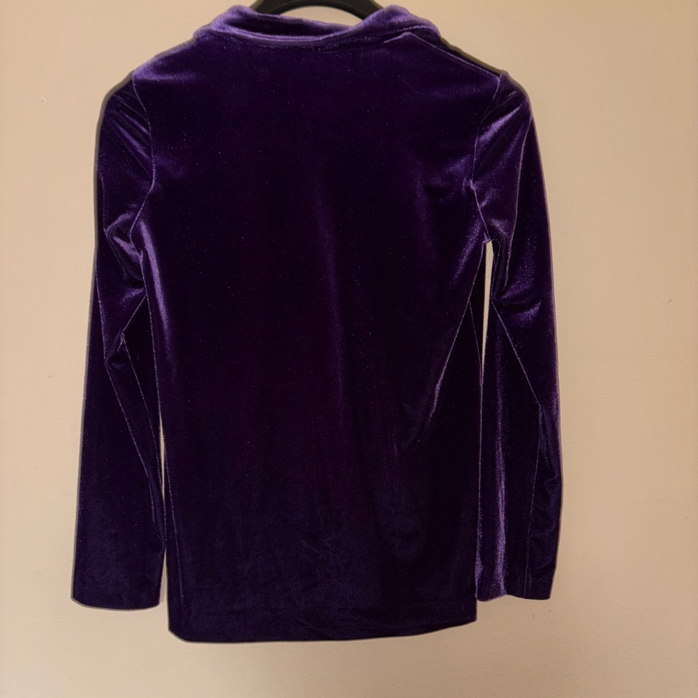 Amanda Uprichard Revolve Yvonne Blazer Purple Velvet Office Casual Small - Picture 4 of 4